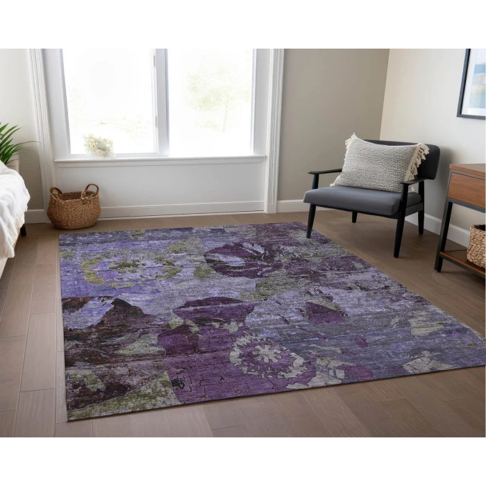 Chantille ACN555 Purple 9' x 12' Rug