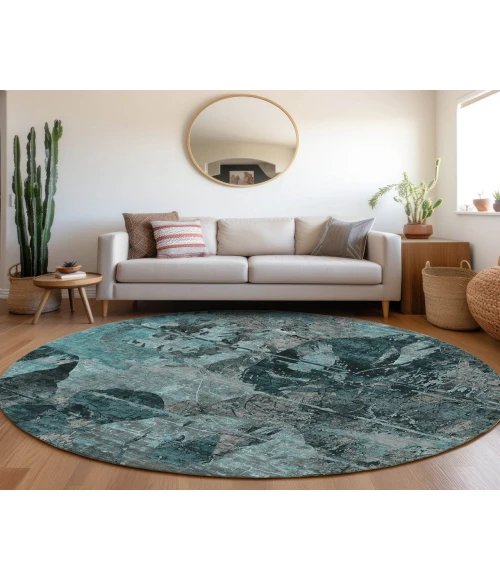 Chantille ACN555 Teal 8' x 8' Rug