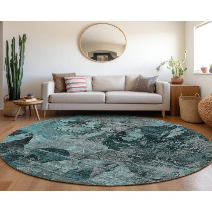 Chantille ACN555 Teal 8' x 8' Rug
