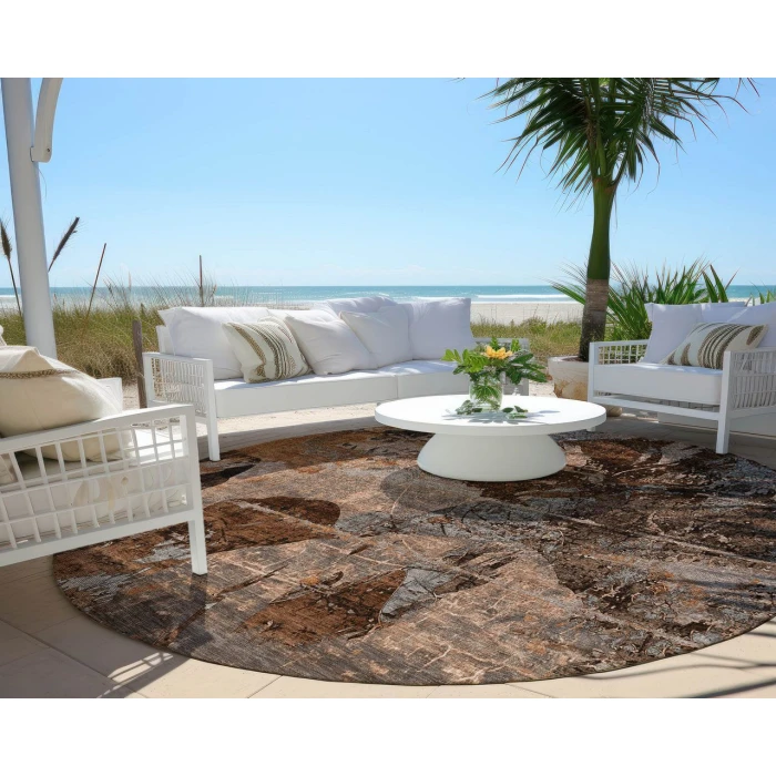 Chantille ACN555 Terracotta 8' x 8' Rug