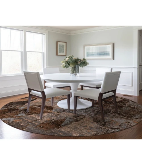 Chantille ACN555 Terracotta 8' x 8' Rug