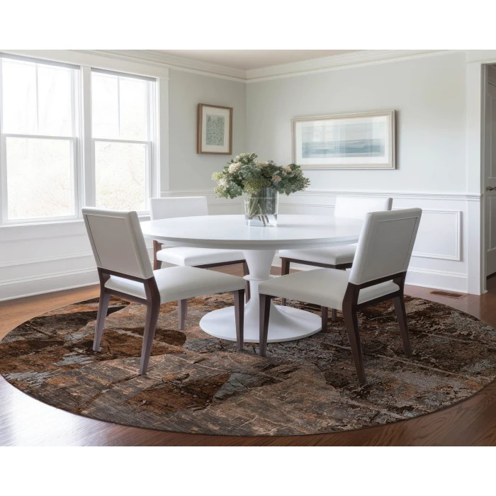 Chantille ACN555 Terracotta 8' x 8' Rug