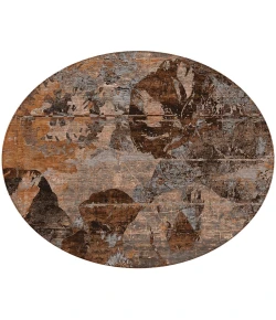 Addison Chantille ACN555 Terracotta 8 ft. x 8 ft. Round Rug