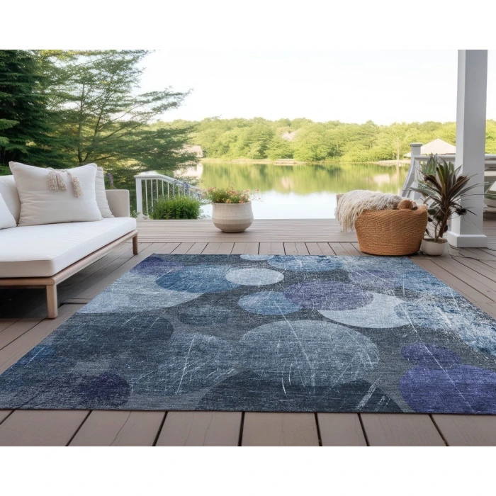 Chantille ACN556 Blue 5' x 7'6" Rug