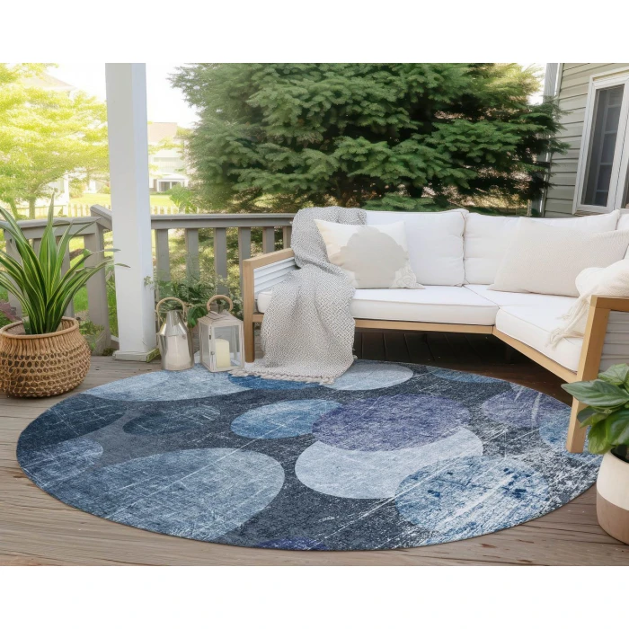 Chantille ACN556 Blue 8' x 8' Rug