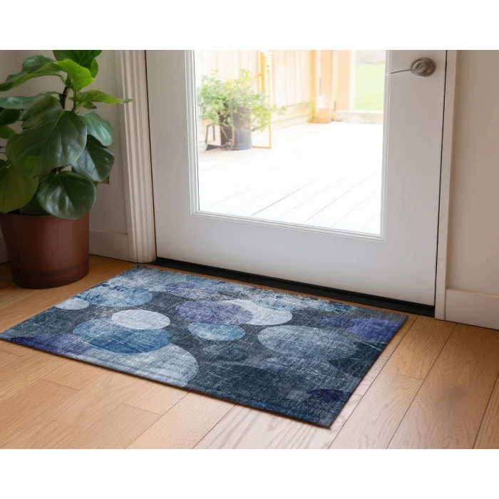 Chantille ACN556 Blue 1'8" x 2'6" Rug