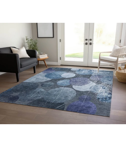 Chantille ACN556 Blue 5' x 7'6" Rug