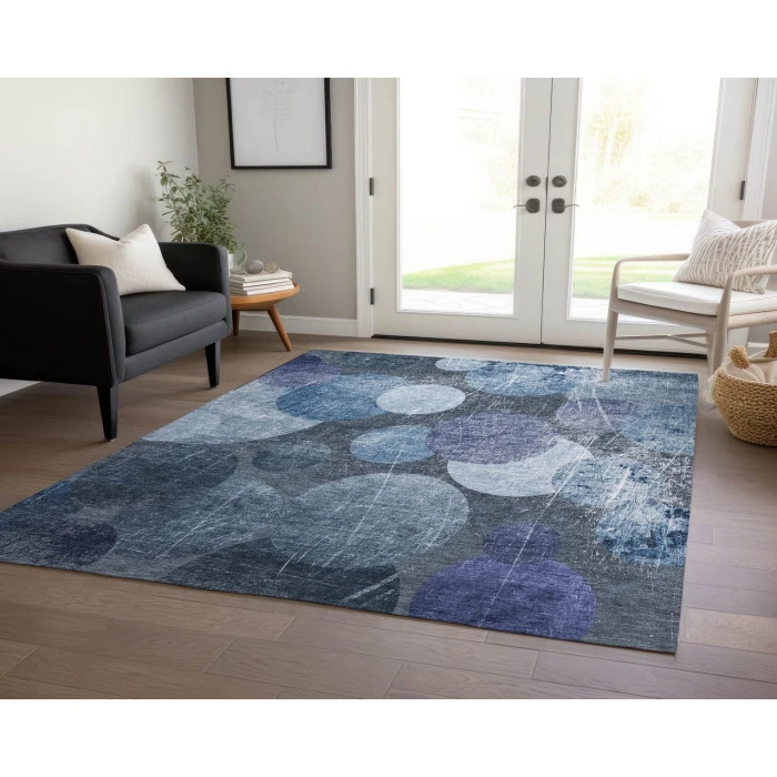 Chantille ACN556 Blue 5' x 7'6" Rug