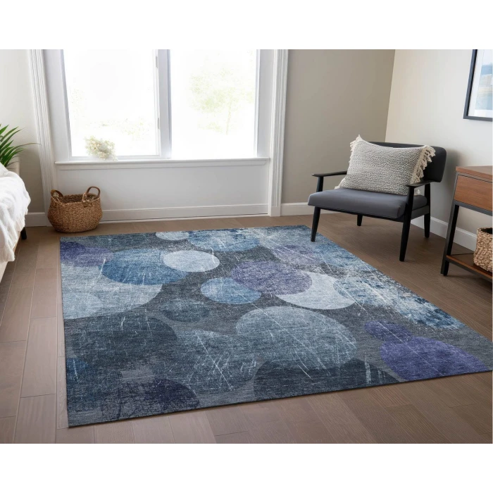 Chantille ACN556 Blue 5' x 7'6" Rug