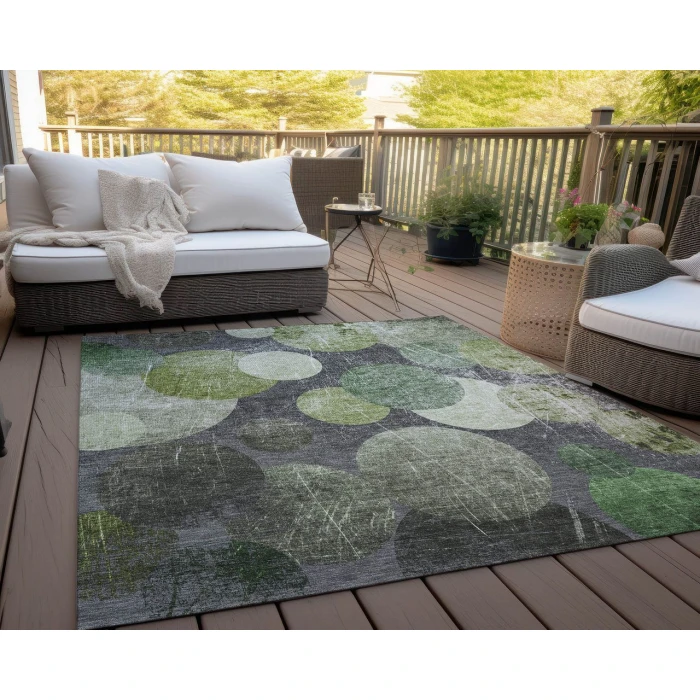Chantille ACN556 Green 5' x 7'6" Rug