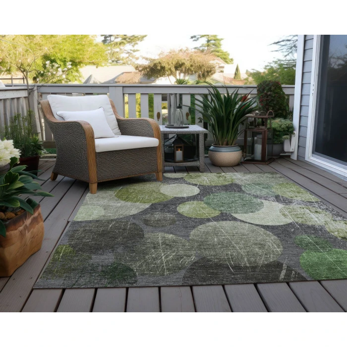 Chantille ACN556 Green 5' x 7'6" Rug