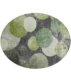 Addison Chantille ACN556 Green 8 ft. x 8 ft. Round Rug
