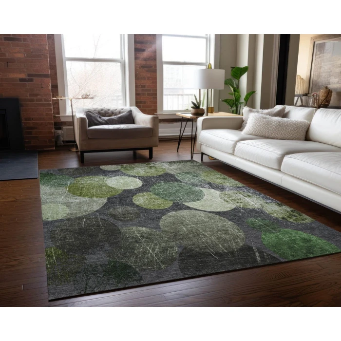 Chantille ACN556 Green 5' x 7'6" Rug
