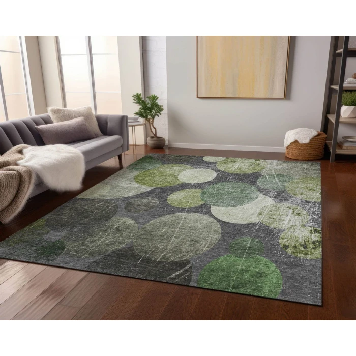 Chantille ACN556 Green 5' x 7'6" Rug