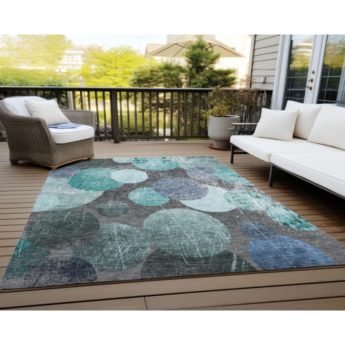 Chantille ACN556 Teal 10' x 14' Rug