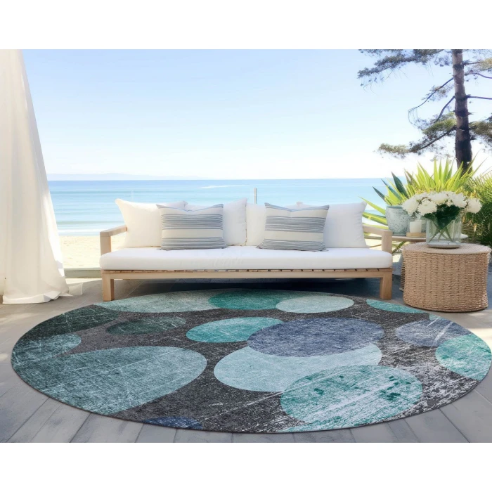 Chantille ACN556 Teal 8' x 8' Rug