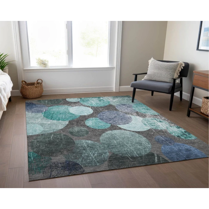Chantille ACN556 Teal 10' x 14' Rug