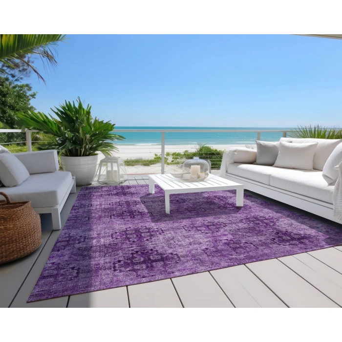 Chantille ACN557 Eggplant 5' x 7'6" Rug
