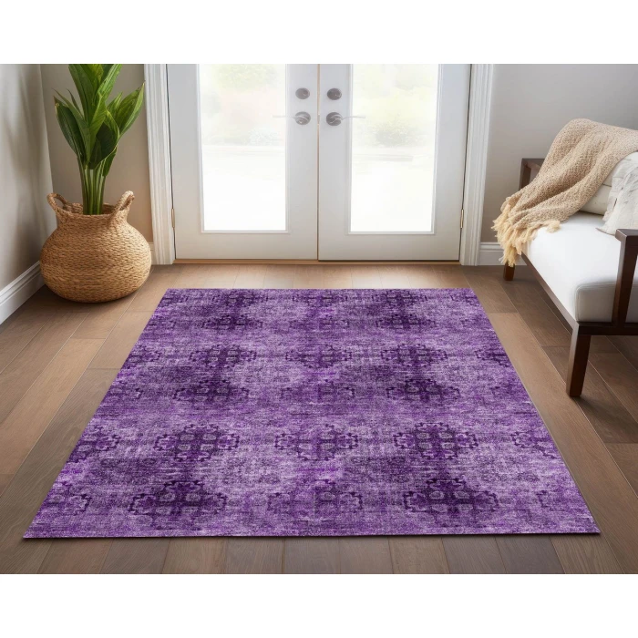 Chantille ACN557 Eggplant 5' x 7'6" Rug