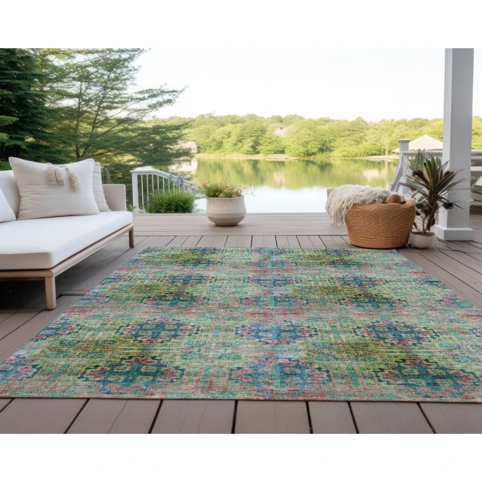 Chantille ACN557 Green 5' x 7'6" Rug