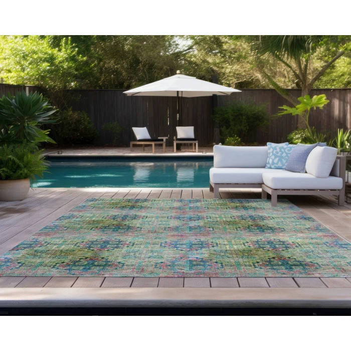 Chantille ACN557 Green 5' x 7'6" Rug