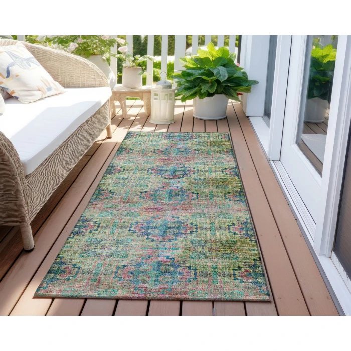 Chantille ACN557 Green 2'3" x 7'6" Rug