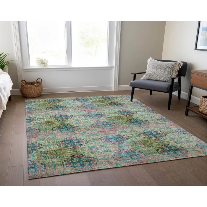 Chantille ACN557 Green 5' x 7'6" Rug
