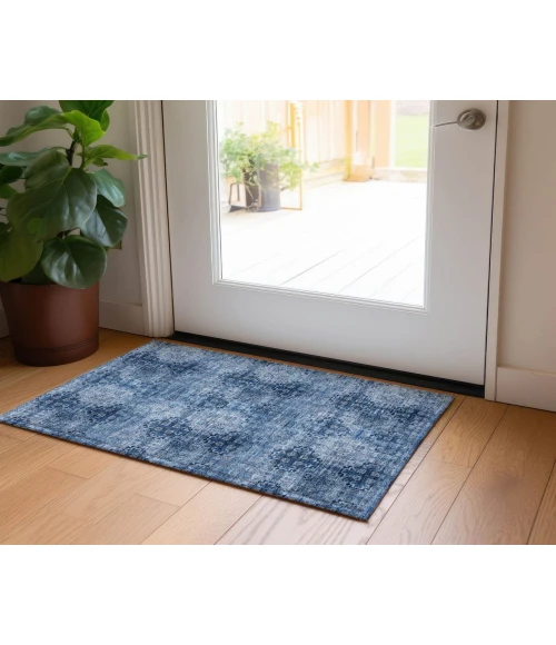 Chantille ACN557 Navy 1'8" x 2'6" Rug