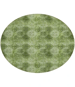 Addison Chantille ACN557 Olive 8 ft. x 8 ft. Round Rug