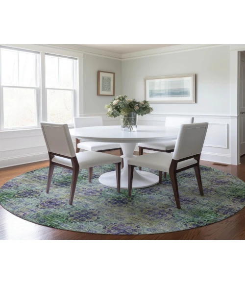 Chantille ACN557 Purple 8' x 8' Rug