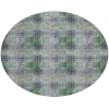 Addison Chantille ACN557 Purple 8 ft. x 8 ft. Round Rug