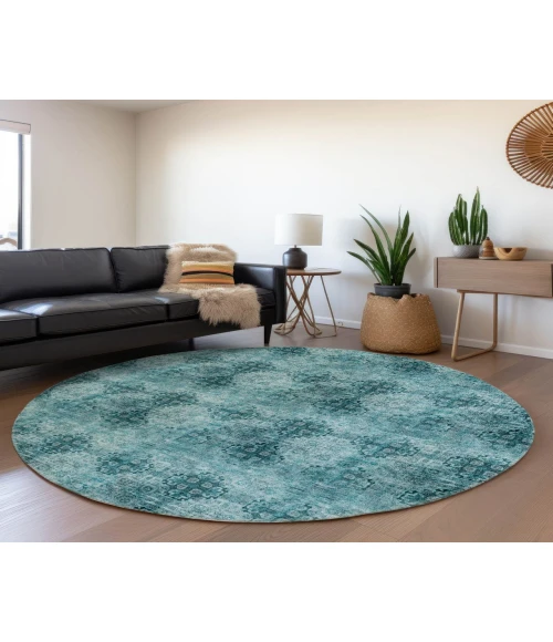 Chantille ACN557 Teal 8' x 8' Rug