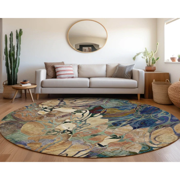 Chantille ACN558 Beige 8' x 8' Rug