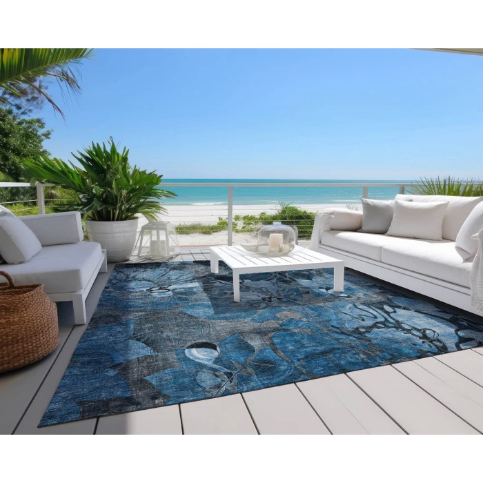 Chantille ACN558 Blue 9' x 12' Rug