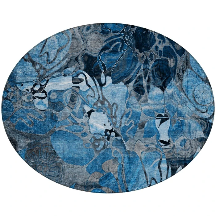 Chantille ACN558 Blue 8' x 8' Rug