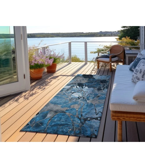 Chantille ACN558 Blue 2'3" x 7'6" Rug