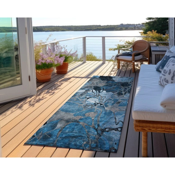 Chantille ACN558 Blue 2'3" x 7'6" Rug