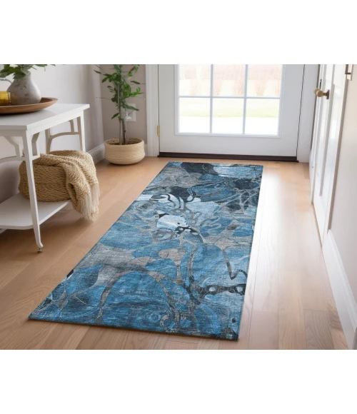 Chantille ACN558 Blue 2'3" x 7'6" Rug