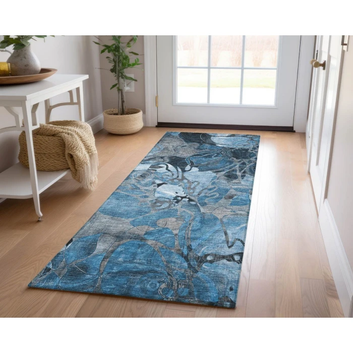 Chantille ACN558 Blue 2'3" x 7'6" Rug
