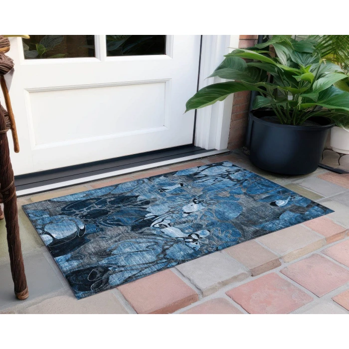 Chantille ACN558 Blue 1'8" x 2'6" Rug