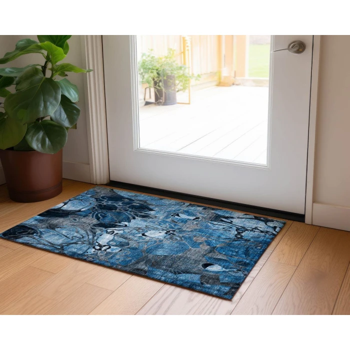 Chantille ACN558 Blue 1'8" x 2'6" Rug
