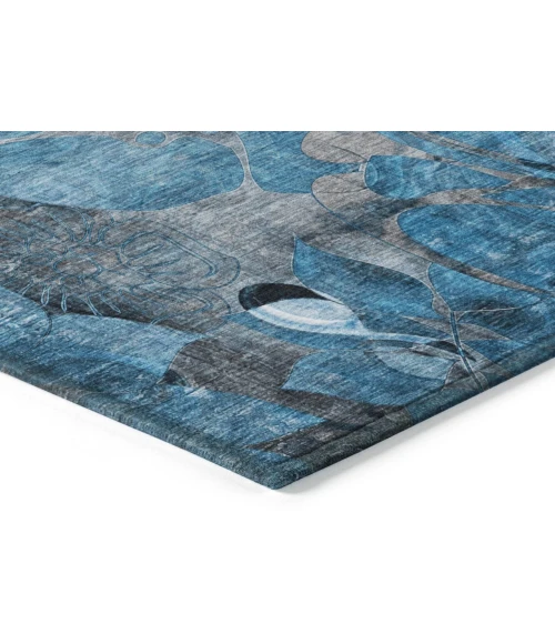 Chantille ACN558 Blue 1'8" x 2'6" Rug
