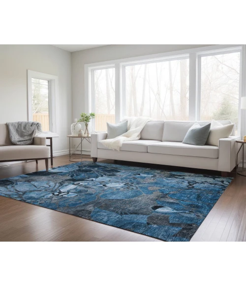 Chantille ACN558 Blue 5' x 7'6" Rug