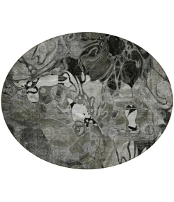 Addison Chantille ACN558 Gray 8 ft. x 8 ft. Round Rug