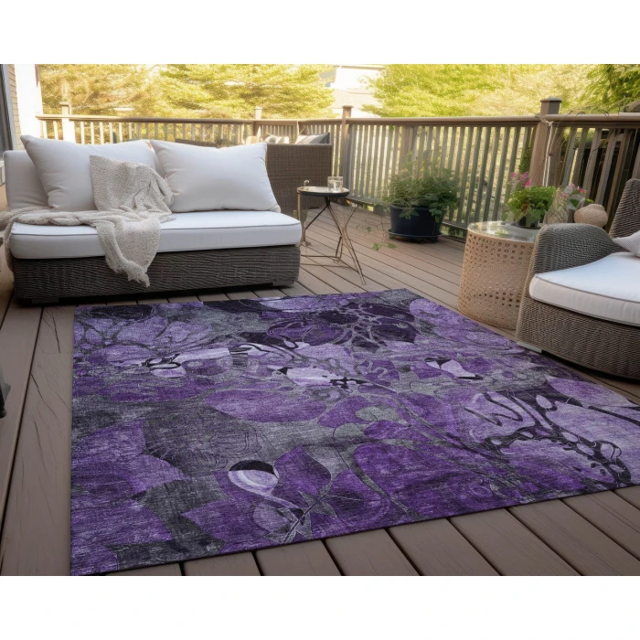 Chantille ACN558 Purple 8' x 10' Rug