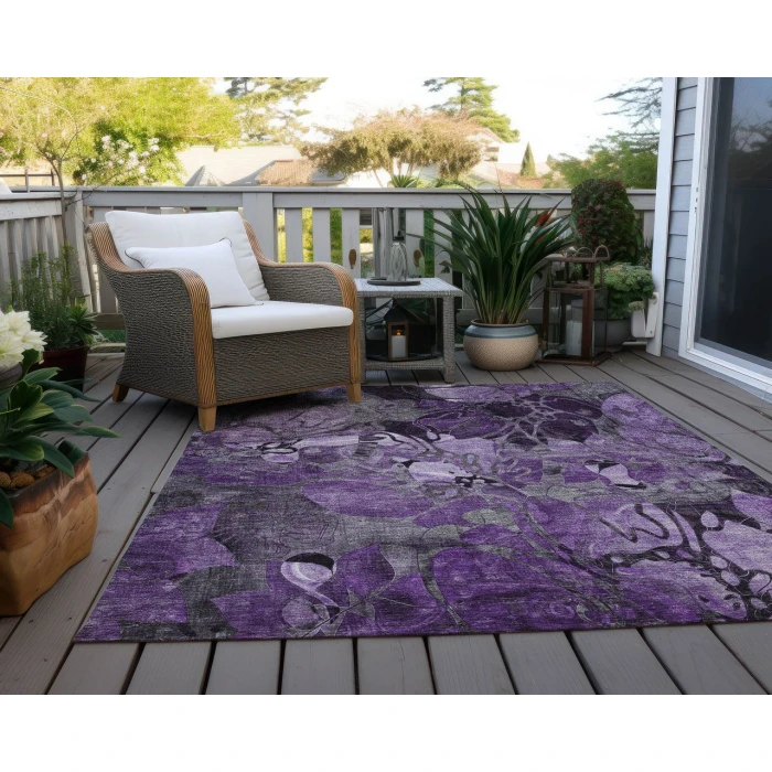 Chantille ACN558 Purple 8' x 10' Rug