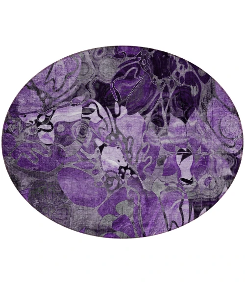 Chantille ACN558 Purple 8' x 8' Rug