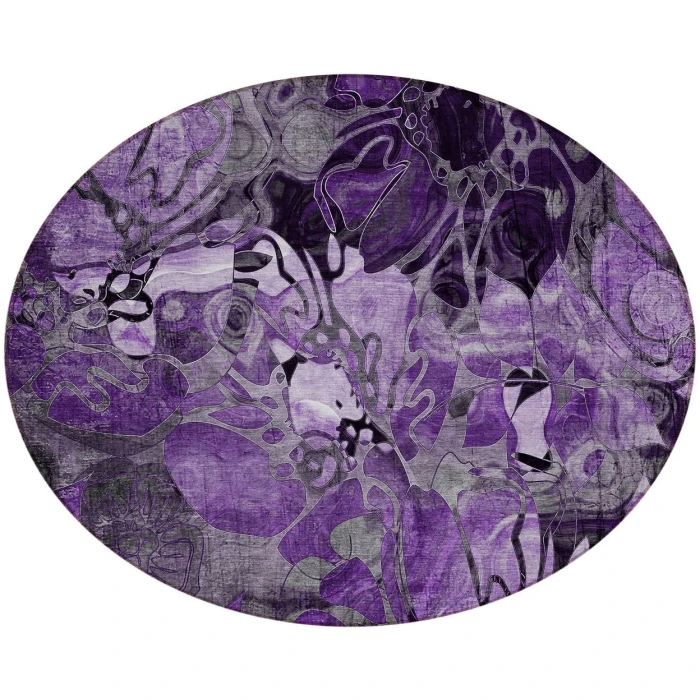 Chantille ACN558 Purple 8' x 8' Rug