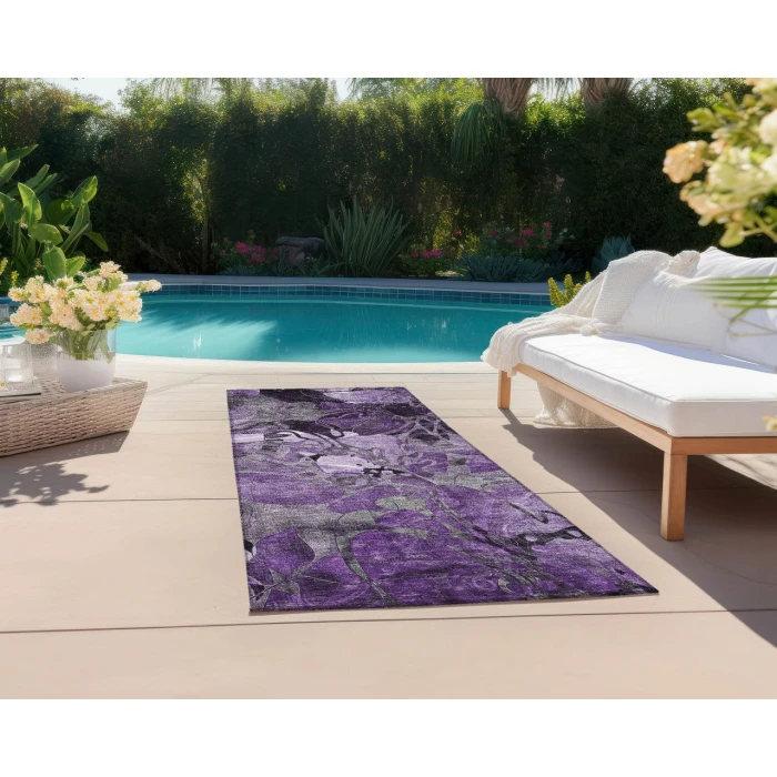 Chantille ACN558 Purple 2'3" x 7'6" Rug