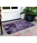 Chantille ACN558 Purple 1'8" x 2'6" Rug